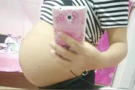 扒一扒我的超快顺产，轻微撕裂生下八斤男宝，附怀孕症状图片