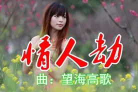 望海高歌这首《情人劫》循环100遍听不够 听一遍就爱上 太美了！视频封面