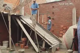 越南人建房子，铺设楼梯钢筋，这种方法可取吗视频封面