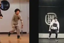易烊千玺小时候和长大后的中枪舞对比，莫名感叹时光真是美好视频封面