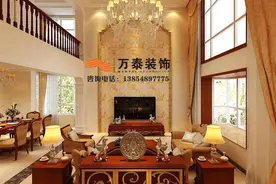 泰安秀水湾别墅380平简欧风格装修图片