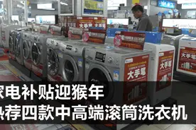 家电补贴迎猴年 热荐四款中高端滚筒洗衣机图片