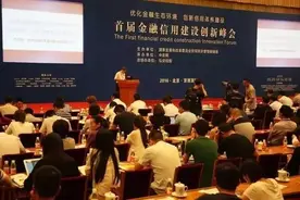 首届金融信用建设创新峰会在京召开图片