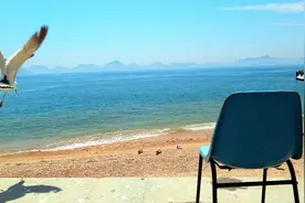 上周带孩子去威海，给大家看一个很少人的绝美景点图片