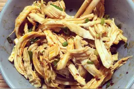 凉拌鸡胸肉图片