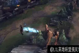 LOL寒冰史上射最远的大，也是史上最完美的收割画面！图片