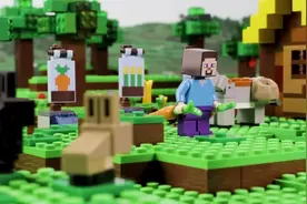 乐高玩具动画：我的世界之Steve和Alex的农场小屋视频封面