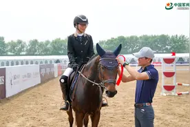 遇见马术是一种缘分 感恩马术让女儿懂得什么是失败图片