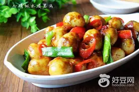 回锅虎皮鹌鹑蛋图片