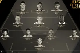 FIFA最佳11人阵容:皇马巴萨共分享8席位图片