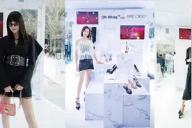 当个性潮流遇见复古优雅 Off-White™ C/O JIMMY CHOO限时体验店盛大揭幕图片