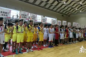 东莞潮汕杯篮球赛开幕，33支校企队伍以赛事促交流图片