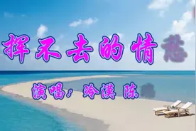 情歌对唱，冷漠 陈瑞这首《挥不去的情愁》百听不厌视频封面