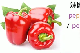 吃辣椒英语学习法：辣椒pepper,每天饭菜里有辣椒，看到你就造句视频封面