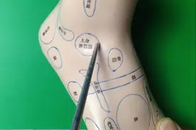 穴位养生：每天按摩脚部《上身淋巴腺》有很好的减肥效果视频封面