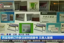 药监局修订丹参注射剂说明书 三类人禁用视频封面