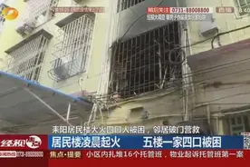 耒阳市一街道居民楼发生火灾致4死5伤图片