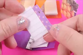 DIY迷你活页笔记本，过家家专用图片