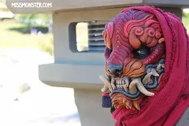 这些精致的怪物面具居然是一个姑娘做的图片