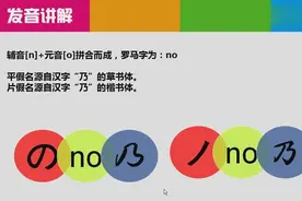 五十音发音书写、及记忆技巧——の视频封面