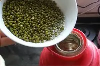 用暖水瓶闷绿豆汤，加白糖。小时候最解暑的小冷饮。图片