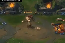 LOL耿直的亚索总是死在自己的E上面，沙皇有点看不懂了！图片