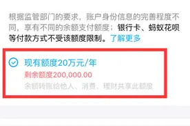 支付宝余额支付限额20万/年，以后还能愉快的买买买吗？图片