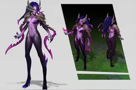 老外设计LOL酷炫皮肤欣赏：虚空之藤婕拉图片