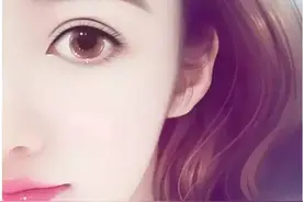 PS手绘眼睛画法图片