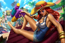 LOL7日测试服：女枪泳池派对原画曝光 瑞兹削弱图片