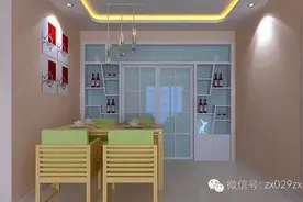 厨房门用酒柜代替，这样也能储物图片