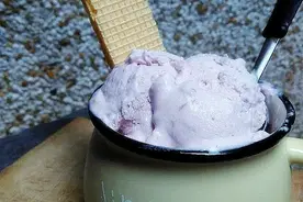 紫薯冰激凌图片