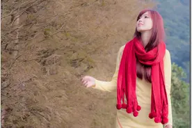 山谷里的美女风情图片
