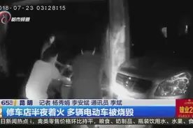 修车店半夜着火 多辆电动车被烧毁视频封面