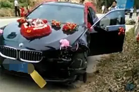 朋友结婚我帮忙，借了宝马当婚车，事后却反目成仇图片