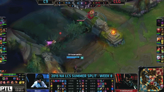 今日NALCS精彩操作：C9中单1v2实力反杀！图片