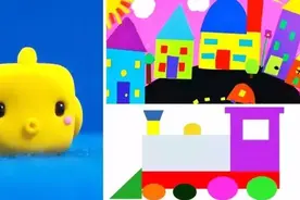 幼儿园创意几何图形小手工，带孩子一起来玩吧！图片