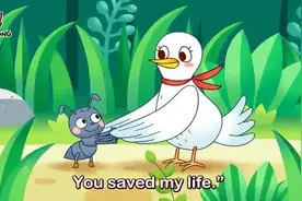英语寓言故事 蚂蚁和小鸟 The Ant and the Bird视频封面