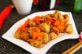 胡萝卜溜肉丸图片