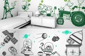 儿童卧室创意贴纸 营造快乐童年图片