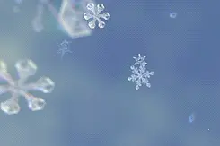 绘画素材|看着很爽的雪花形成动态图图片