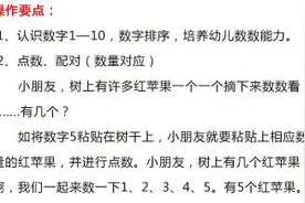 幼儿园自制数学玩教具之数量对应图片