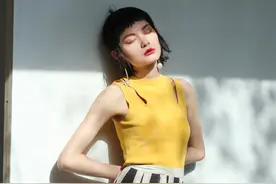 随便一穿都是街拍范，背心装让你轻松凹造型图片