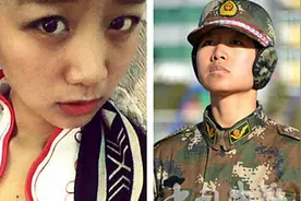 武警女特种兵 脱下军装变化大图片