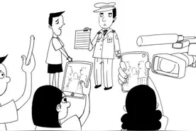 群众拍摄民警执法，合法！图片
