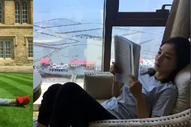 没与胡歌走到一起 江疏影却向郑恺学会装看书，真没白同学一场！图片
