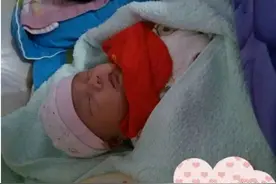 第二胎卸货儿子一枚7斤4两儿女双全，第二胎顺产过程快，接必中图片