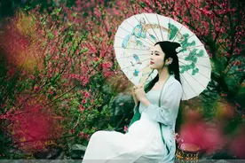 语梦--三月桃花笑春风图片