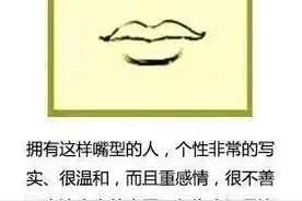从嘴型可以大致看一个男人！图片