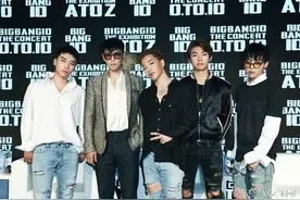 Bigbang出席展示会记者会见，“五名成员一直在一起！”图片